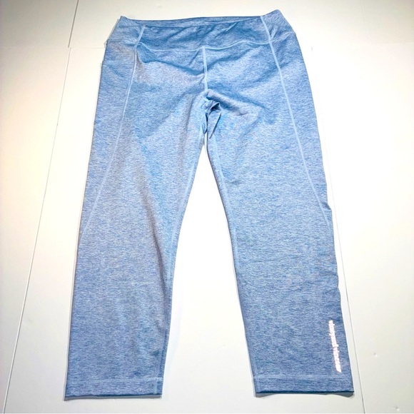Vineyard Vines Women's XL Performance Heather Blue Athletic Legging Pocket - Picture 1 of 6
